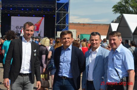 Житомирський міський голова привітав компанію Eurogold із 15-річчям