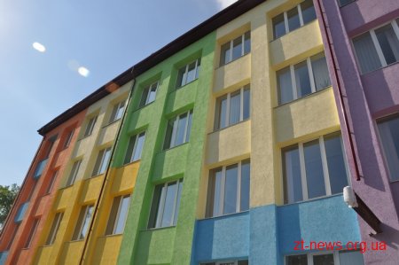 У Черняхівській гімназії тривають роботи з утеплення та фарбування фасаду