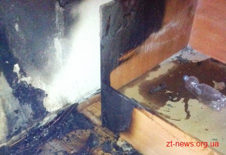 У Житомирі сталася пожежа в будівлі готелю