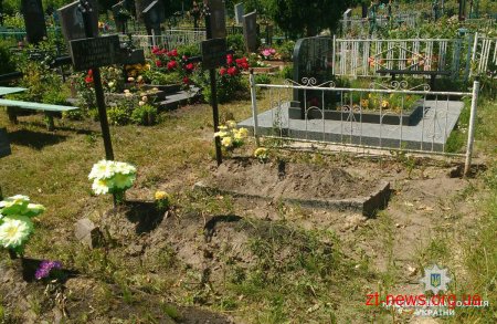 На Житомирщині вандал заради випивки руйнував цвинтарні огорожі