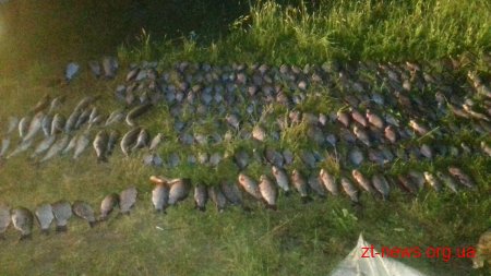 Житомирський рибоохоронний патруль вилучив 96 кг риби