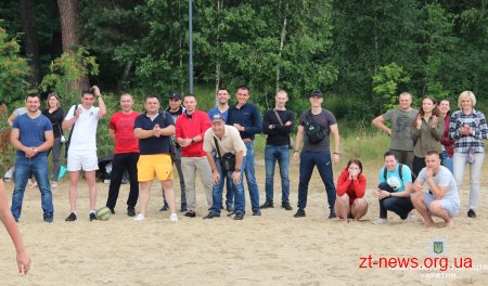 У Житомирі правоохоронці започаткували турнір з пляжного волейболу