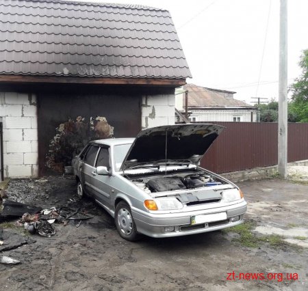 За добу на Житомирщині сталося два загоряння автомобілів