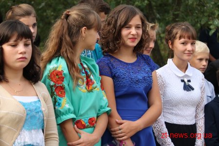Володимир Ширма привітав школярів Ємільчинської гімназії зі святом Першого дзвоника