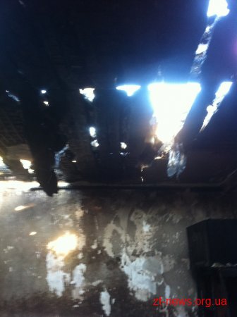 У Житомирі сталася пожежа в закинутому будинку