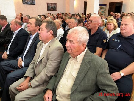 Рятувальників Житомирщини привітали із професійним святом