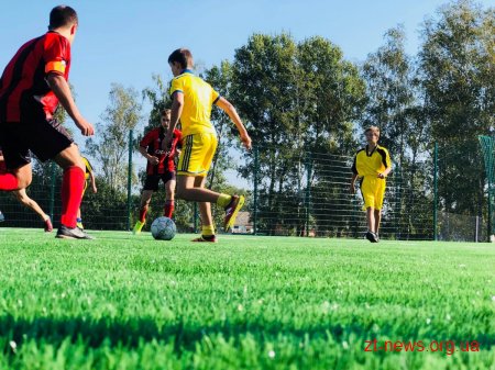 На Житомирщині побудують ще 4 футбольні майданчики