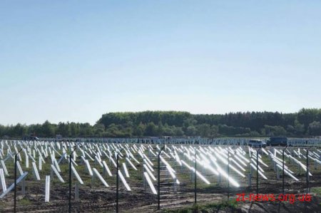 Триває будівництво сонячної станції площею 30 га у Бердичівському районі