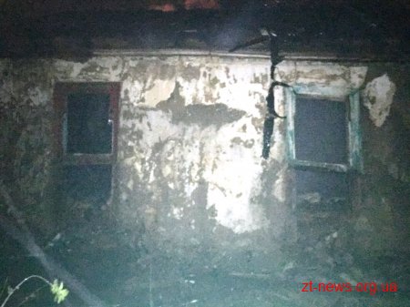 На Житомирщині під час пожежі в закинутому будинку виявили загиблу жінку