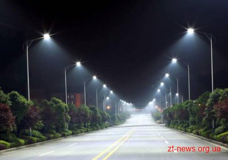 До кінця року сучасне світлодіодне освітлення з’явиться на 78,6 км вулиць у населених пунктах області