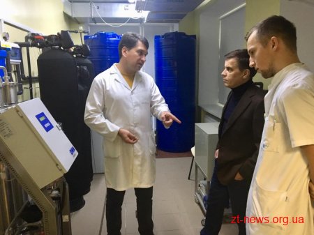 Сергій Сухомлин перевірив як працює відділення гемодіалізу