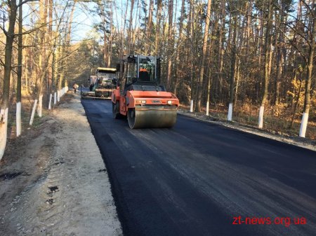Майже 40 км місцевих доріг відремонтували на Житомирщині