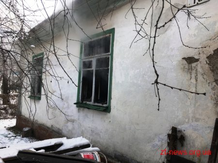 Внаслідок пожежі у житловому будинку в Житомирі загинув чоловік