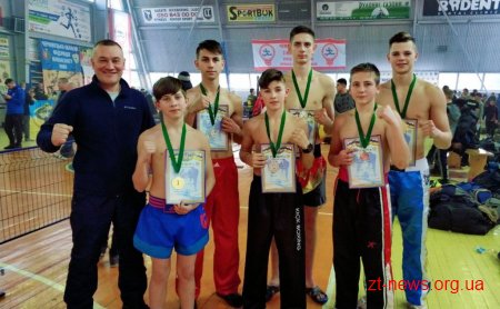 Житомирські кікбоксери завоювали шість медалей на Кубку України у Чернівцях