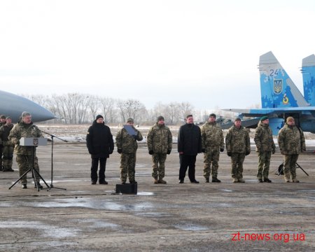 Президент Петро Порошенко привітав військовослужбовців Житомирщини із Днем ЗСУ