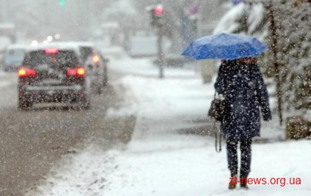 На Житомирщині очікується ускладнення погодних умов – сильні опади снігу та дощу
