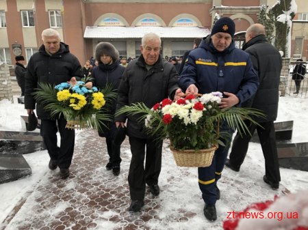 У Житомирі вшанували ліквідаторів аварії на Чорнобильській атомній електростанції