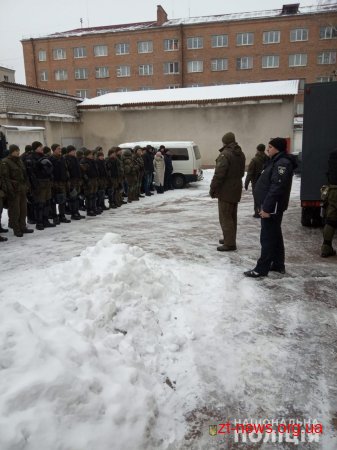 У Житомирі пройшли спільні навчання поліцейських та нацгвардійців