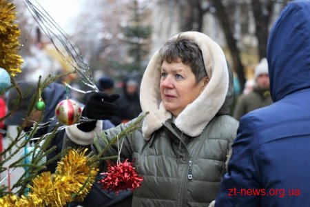Житомиряни прикрасили ялинки на вулиці Михайлівській