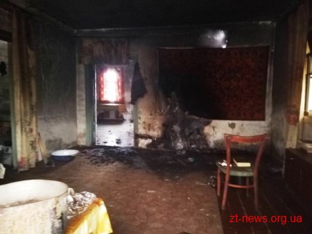 На Житомирщині жінка, яка повернулася до палаючої оселі за документами, отримала опіки рук