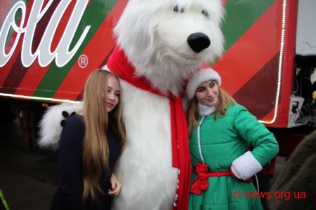 До Житомира приїздила легендарна Різдвяна вантажівка Coca-Cola