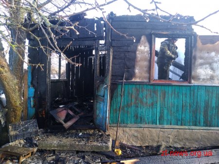 В Баранівському районі під час пожежі в приватному будинку загинула жінка