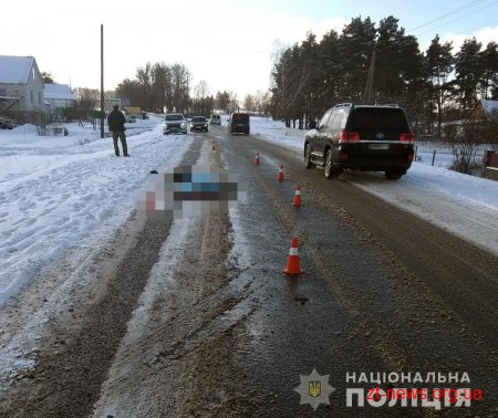На трасі Житомир-Чернівці водій вантажівки збив чоловіка та зник з місця ДТП