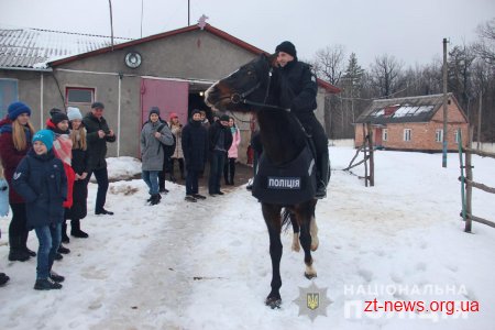 Вартові правопорядку Житомирщини познайомились з діяльністю кінної кавалерії поліції