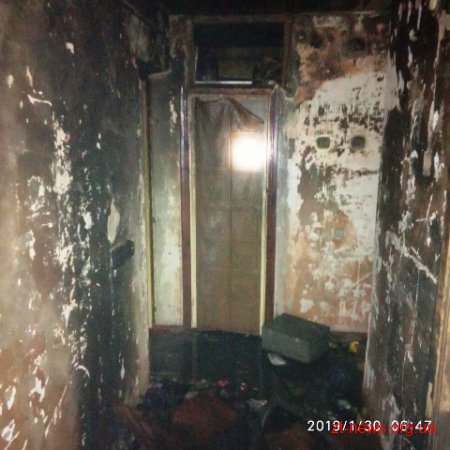 У Житомирі рятувальники ліквідували пожежу в п&#1765;ятиповерхівці