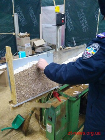 Прокуратурою Житомирщини викрито нелегальний цех з виробництва тютюнової продукції