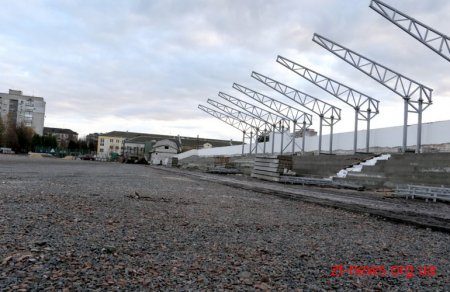 Мер Житомира за допомогою веб-камер стежить за реконструкцією стадіону «Спартак»