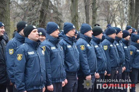 У Житомирі 160 поліцейських з різних областей України склали Присягу