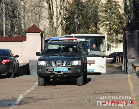 На Житомирщину повернувся загін поліцейських, які несли службу у зоні проведення ООС