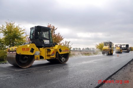 На Житомирщині тривають ремонти доріг на 5 ділянках