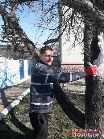 Поліцейські на Житомирщині долучились до весняної толоки