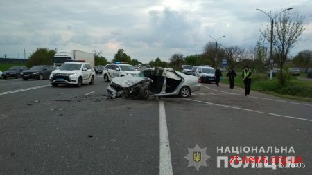 Внаслідок подвійної ДТП у Житомирському районі загинули водій та пасажир