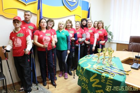 Житомиряни успішно виступили на перших всеукраїнських змаганнях зі скандинавської ходьби