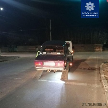 У Житомирі п’яний водій запропонував патрульним хабар