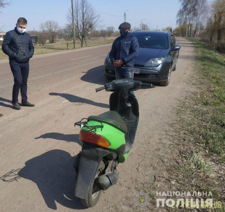 У двох районах Житомирщини поліцейські розшукали мотоугонщиків