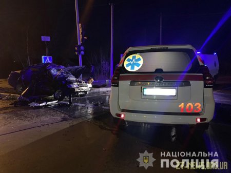 На Житомирщині автомобіль екстренної медичної допомоги потрапив в ДТП