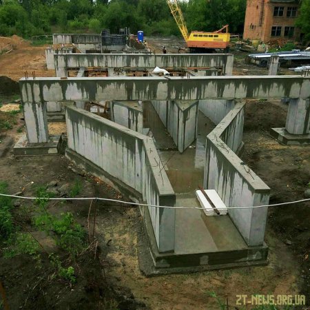 У Житомирі тривають роботи з будівництва нових очисних споруд каналізації