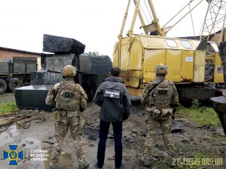 СБУ задокументувала на Житомирщині незаконний видобуток граніту на понад 70 мільйонів гривень
