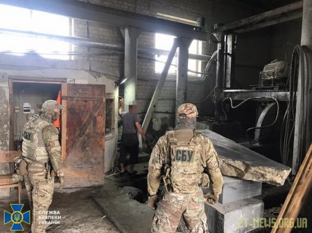 СБУ задокументувала на Житомирщині незаконний видобуток граніту на понад 70 мільйонів гривень
