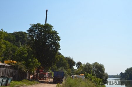 Роботи з реконструкції набережної річки Тетерів продовжуються