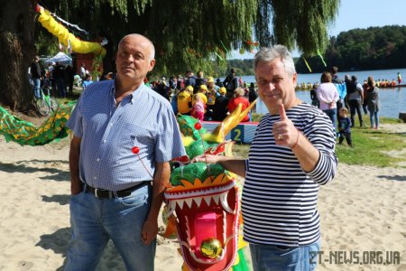 В Житомирі вперше відбувся чемпіонат України з веслування на човнах «Дракон»