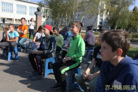 Велошкола для учнів Житомира зібрала понад 100 учасників