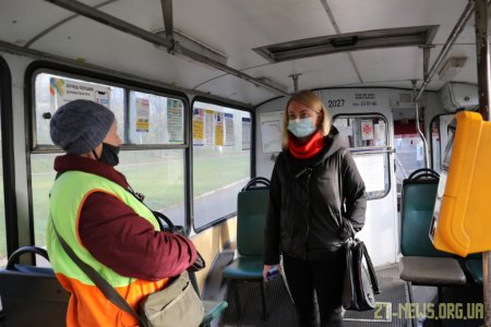 У Житомирі посилили перевірку за дотриманням карантину у громадському транспорті