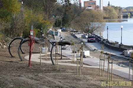 Реконструкція набережної річки Тетерів триває