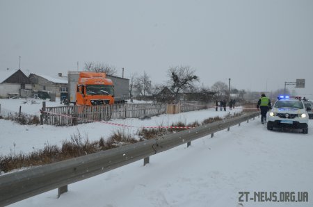 У Житомирському районі водій вантажівки в’їхав у приватне подвір’я