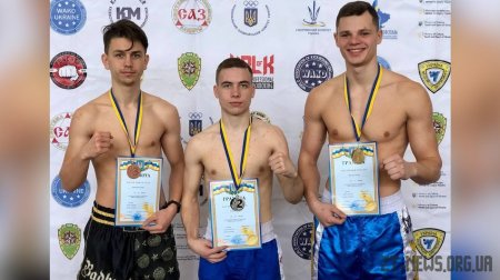 Житомирські кікбоксери привезли з Чемпіонату України комплект медалей